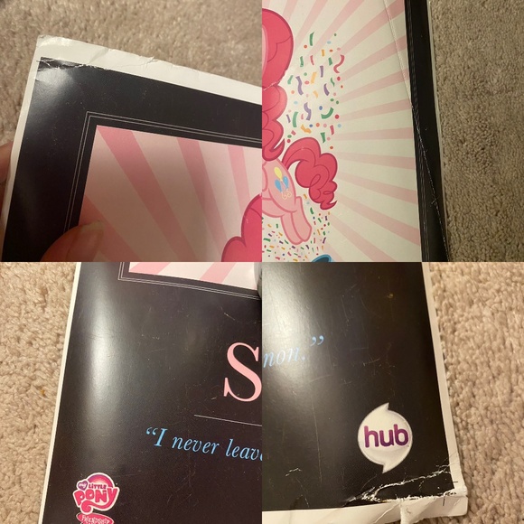 My Little Pony: San Diego Comic Con 2011 Motivational Posters Set of 8 VERY RARE - Picture 6 of 13